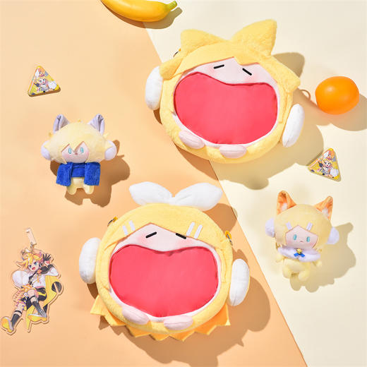BilibiliGoods VOCALOID 可爱体UWA系列毛绒小痛包 商品图3
