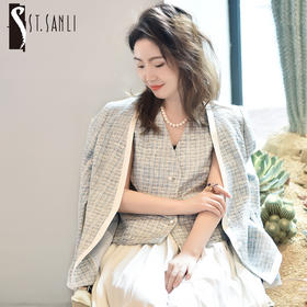 ST.SANLI【成衣系列】时尚 立体剪裁工艺上衣GA122A69