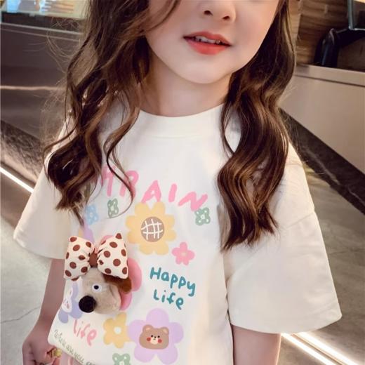 【观偎】纯棉T恤 夏季亲子款夏装玩偶T恤卡通T恤 8862 商品图1