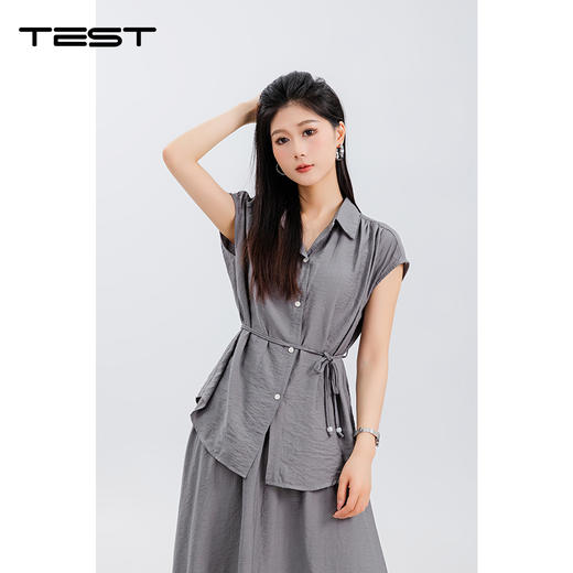 夏上新清新时尚舒适柔软气质套装裙4252073 商品图6