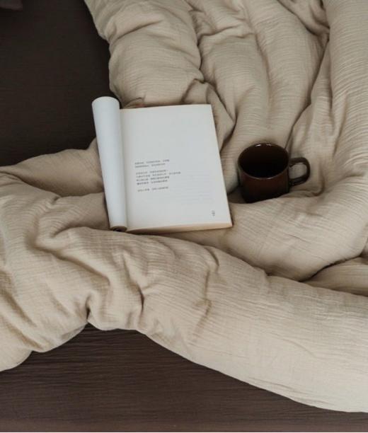 🔥【玛万生活 MAWALIFE老钱风皱皱纱四件套】｜把百万民宿的松弛感搬回家 ✨ ✅ 百万民宿同款面料｜精梳棉界的“羊绒衫” 精选全棉双层纱！！！ 商品图3