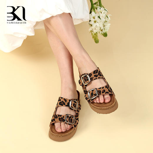 BAKERLOO双带扣可调节博肯凉拖YT166 商品图2