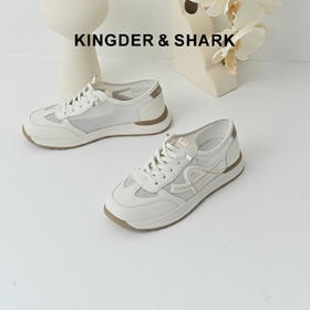 经典鲨2025夏季新款韩版薄款网状透气舒适休闲平底休闲鞋女KW279-529151
