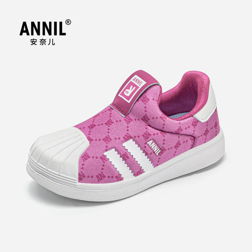 ANNIL/安奈儿女童板鞋2025新款春季男童双网宝宝休闲中大童运动鞋儿童鞋HM5104184 商品图4