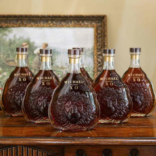 热卖中！！【法国原瓶进口】麦克尔传奇XO白兰地 狮王·纪念款 40%VOL 拍1箱赠一樽两杯 商品图6