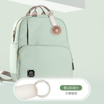 HANASS 充电手持风宝小风扇直流定频无线便携轻音台扇 户外登山扣迷你口袋电风扇伴侣开学宿舍风扇 H2PRO 商品图2