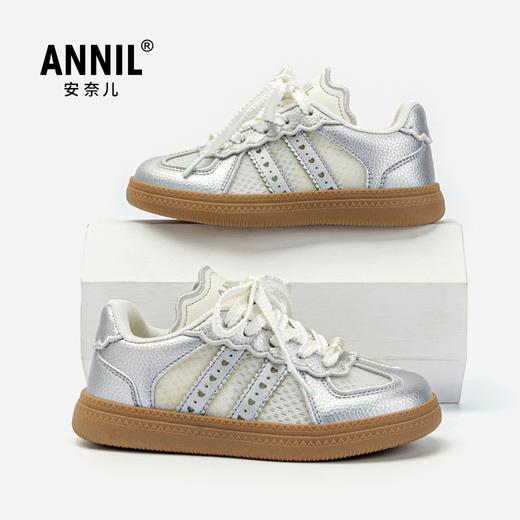 ANNIL/安奈儿女童板鞋2025夏季单网儿童休闲德训鞋女宝运动鞋低帮童鞋子HG5204286 商品图1