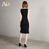 AD高端职业连衣裙女2025新款夏季无袖背心裙修身收腰包臀礼服裙 商品缩略图4