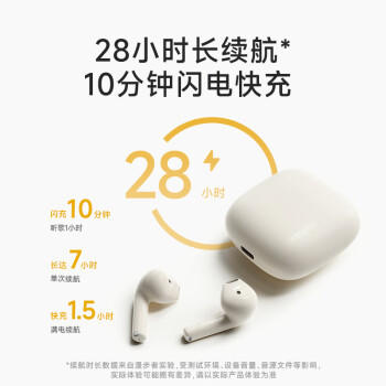 漫步者（EDIFIER）Zero Air 真无线蓝牙耳机 半入耳式耳机 无线耳机 轻盈舒适  适用苹果华为小米OPPO手机 月白 商品图6