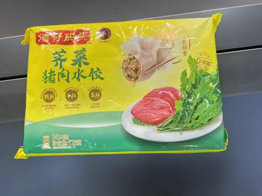 湾仔码头720g荠菜猪肉水饺 商品图0