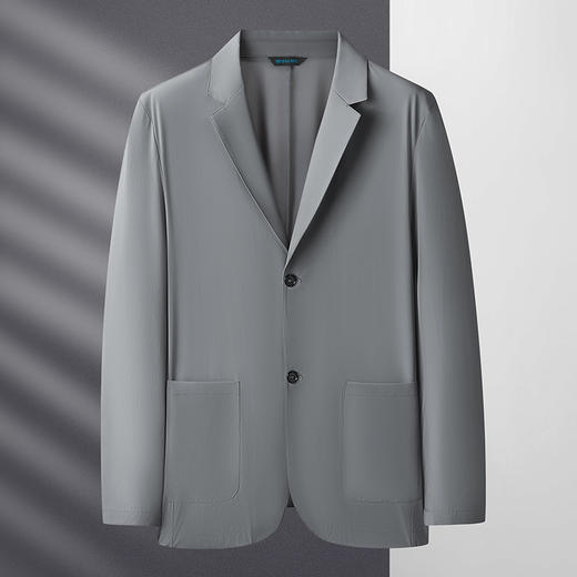【防晒西服】【DWP】大依优型薄款西服外套休闲商务夹克男宽松加肥加大码上衣夏季 商品图7