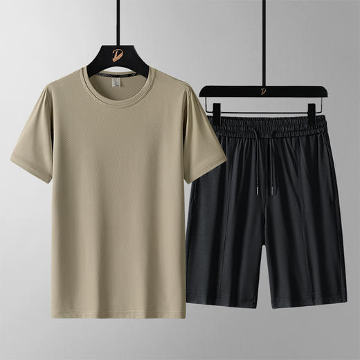 【网孔透气冰丝 清爽不粘腻 四维高弹】休闲冰丝2件套 商品图11