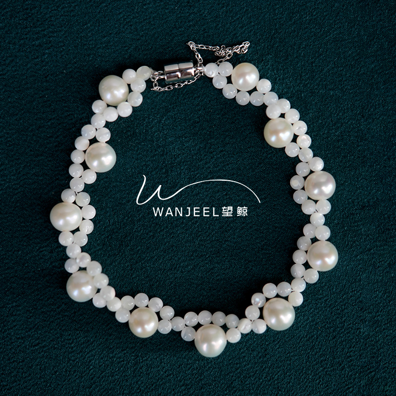 珍珠【咪萌】编织手链