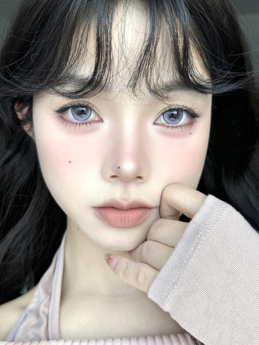 Lillilly旗下|Y26粉茸花&Y27蓝梦蝶 | 14.5mm白狮参考着色大直径 | 月抛2片 商品图3