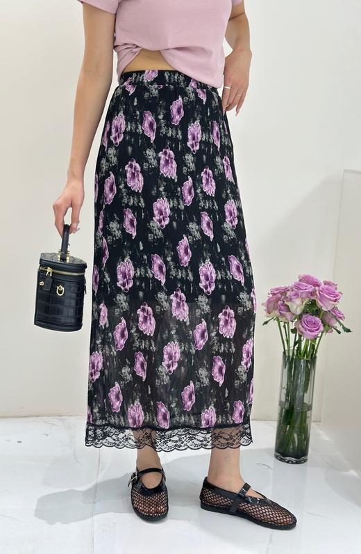 G5BQ30674#百褶花半身筒裙 商品图1