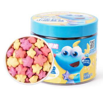 小鹿蓝蓝星星果蔬奶酪脆65g宝宝零食酥脆蓬松香醇奶味卡通造型 商品图4