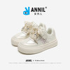 ANNIL/安奈儿童鞋秋季新款时尚女童板鞋百搭休闲鞋软底透气亮面鞋HM4304018 商品缩略图1