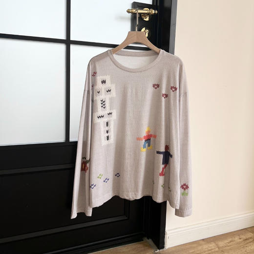 SHORT SENTENC*E像素小人满印T恤050811 商品图7