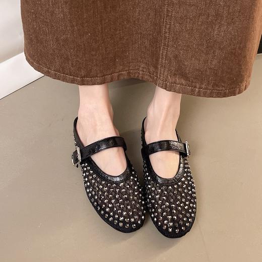 点此购买 Active one夏季女士网纱烫钻拖鞋 dx 317782 商品图3