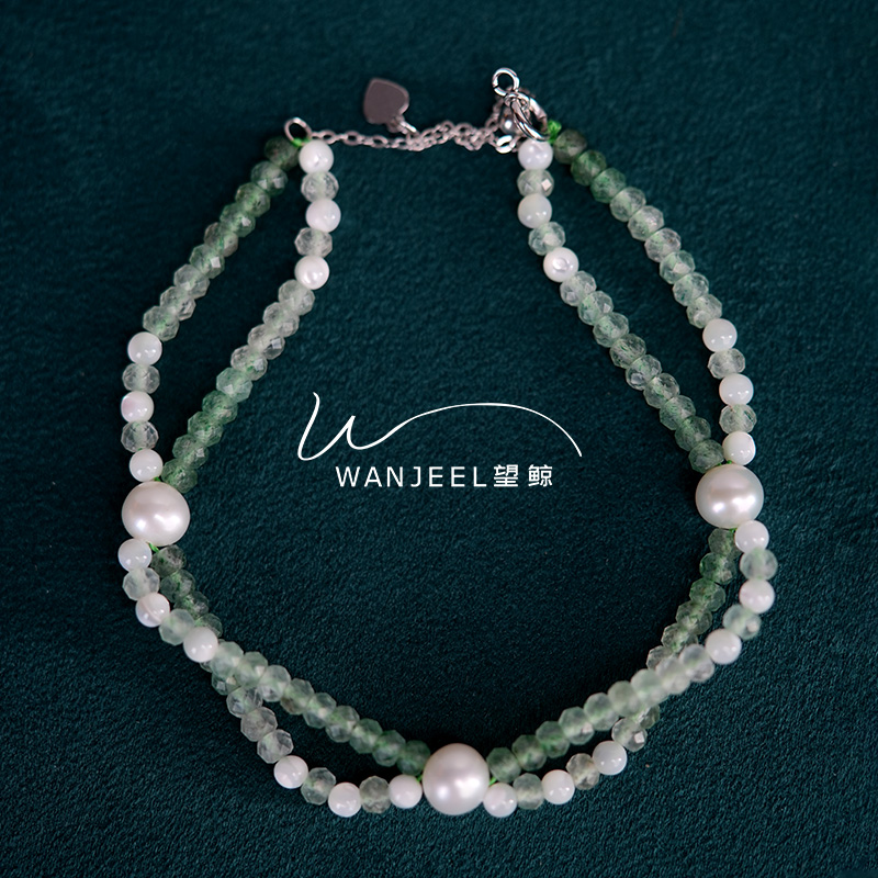 珍珠【青山】青绿限定手链