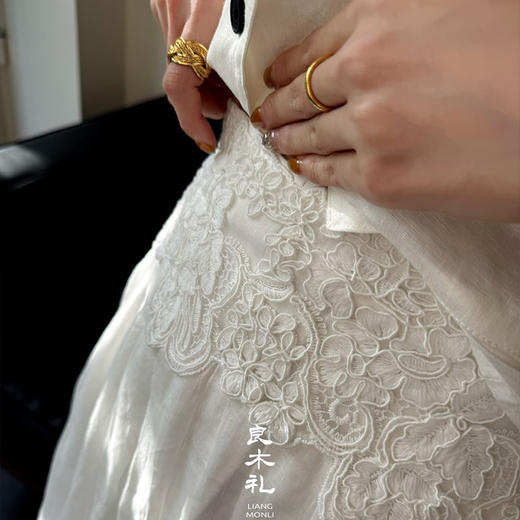 【预售7天】良木礼苎麻半裙(9678-1) 商品图3