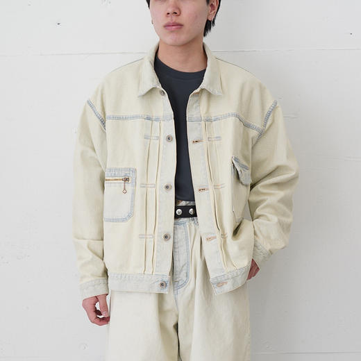 DAIRIKU "Ice Wash" 2PKT Denim jacket 冰雪洗水洗牛仔夹克外套 商品图1