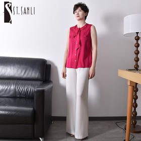 圣三利高定女装桑蚕丝上衣GA321K05