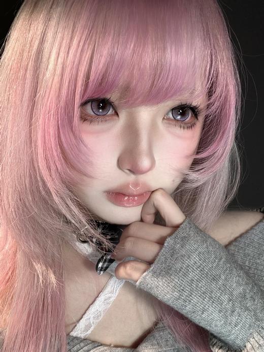 Lillilly旗下|Y26粉茸花&Y27蓝梦蝶 | 14.5mm白狮参考着色大直径 | 月抛2片 商品图4