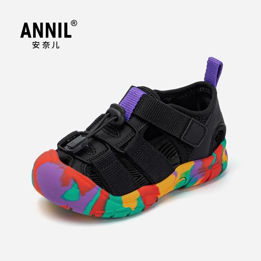 ANNIL/安奈儿男女童包头涉水朔溪防滑沙滩鞋2025夏季新款HM5206297 商品图4