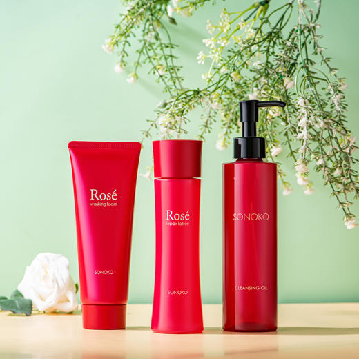 银座SONOKO荘能子 丽妍洁面乳100g/丽妍精华水120mL/植萃卸妆油200mL 日本进口 商品图7