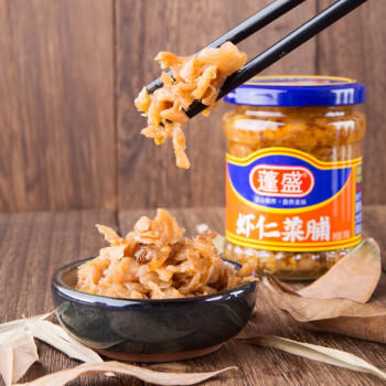 蓬盛 虾仁菜脯195g*2 香脆虾仁萝卜干 下饭菜咸菜早餐杂咸 潮汕特产 /粮油调味 /调味品 /榨菜/酱腌菜 商品图7