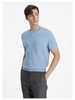 callisto海盐蓝长绒棉弹力T恤 商品缩略图3