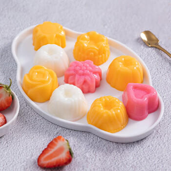 广禧优品草莓布丁粉1kg 果冻粉家用商用自制DIY甜品烘焙奶茶专用 /粮油调味 /烘焙原料 /烘焙粉 商品图1