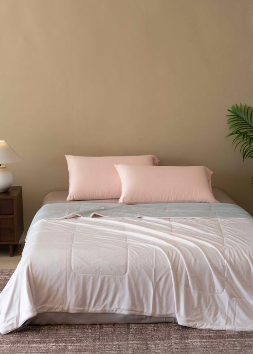 【凉感凉被】SCHIESSER舒雅生活撞色凉感凉被-蓝灰/粉灰 面料：100%锦纶 填充：100%聚酯纤维'12060025010105/06/08 商品图2