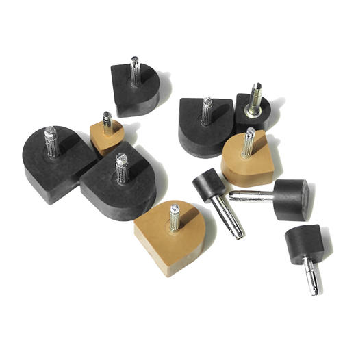 进口马蹄型高跟鞋橡胶鞋钉跟 商品图1