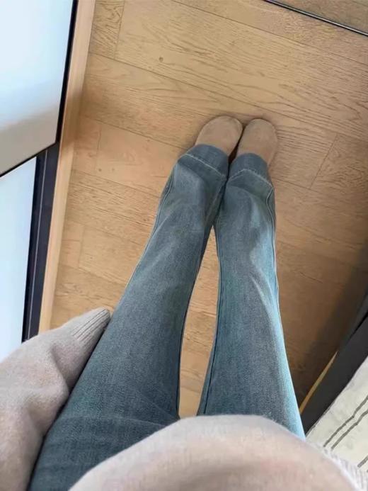 <曾小咸推荐> 【腿精秘器】2色直筒微喇牛仔裤  商品图2