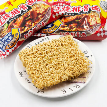 幸运 方便面泡面干脆面红烧排骨面70克*30袋整箱装 年货方便面 /粮油调味 /方便食品 /方便面 商品图4