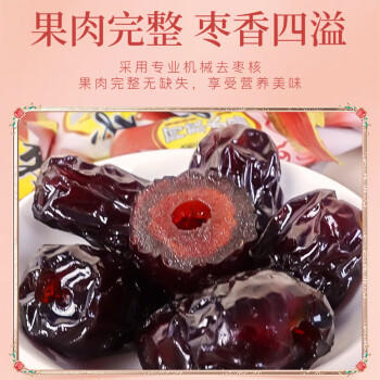 胶城阿胶枣300g*3盒无核水晶枣即食休闲零食团购送父母长辈送女友礼品 商品图4