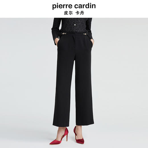 [皮尔卡丹女装]秋季新款通勤职业假两件连衣裙 商品图4