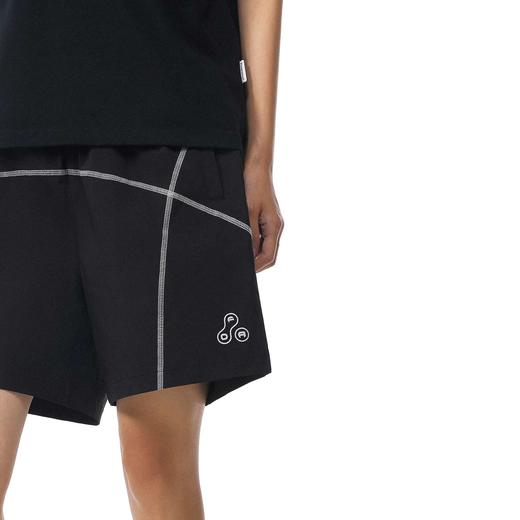 【178元任选3件】FDR官方店  不规则哈苏线运动速干短裤男女夏季宽松情侣装休闲裤 商品图5