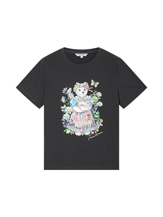 Teenie Weenie小熊卡通T恤女夏季女t恤TTRA25M507Z 商品图11
