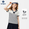 【纳维凯尔】【120-165】Navigare意大利小帆船女童夏款海军风短袖T恤 商品缩略图2