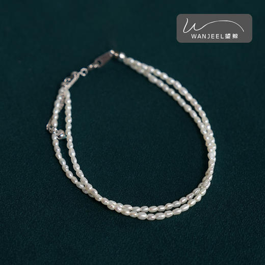 珍珠【朝—】双层野生keshi手链 商品图0