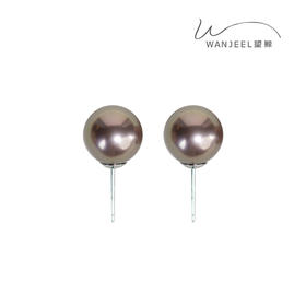 珍珠【紫韵】特选紫珠耳钉