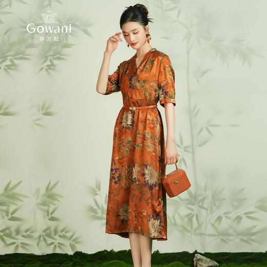 乔万尼30mm重磅真丝桑蚕丝连衣裙新款女ET2E250 商品图1