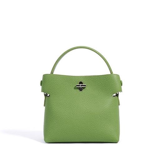 【预售3天】2025小众竹节包荔枝纹托特包通勤韩版迷你水桶包DDF9953 商品图3