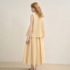 法式浪漫设计感拼接碎褶半身裙女夏季A字伞摆半裙V1150739 商品缩略图4