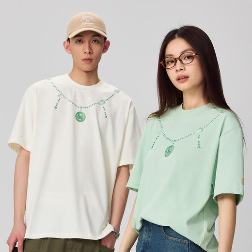 NPC潮牌纯棉【果冻胶】印花圆领短袖T男中国风NP44TE30 商品图1