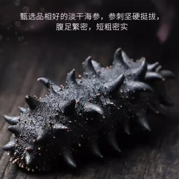北海湾 大连淡干海参干货底播辽刺参250g15-25头 海鲜水产礼盒 /粮油调味 /南北干货 /干海参 商品图5