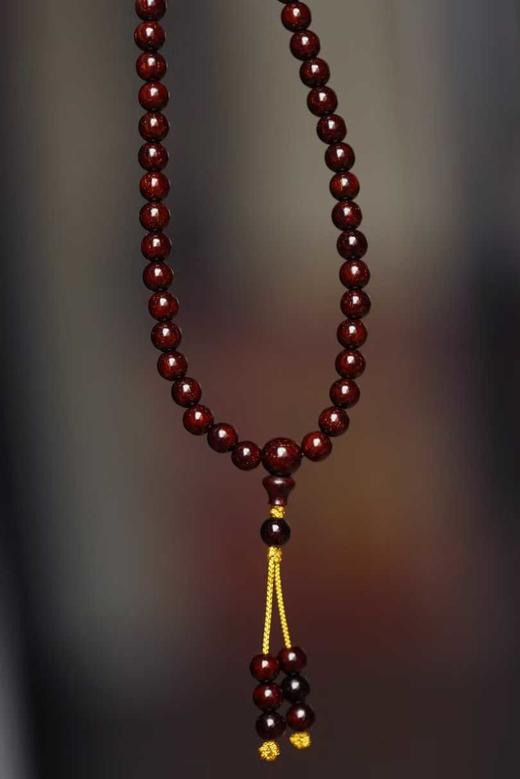 原创小叶紫檀手串满金星0.6*108颗 商品图3